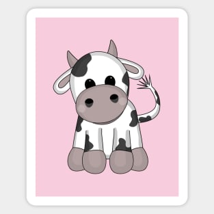 Cuddly Cow Sticker